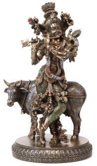 Copper Finish Sitting Laxmi (SWJZ)