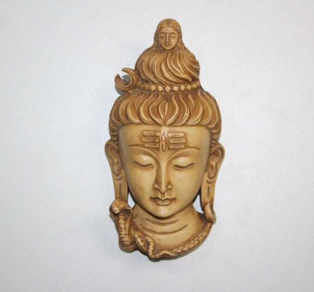 RESIN SHIVA MASK PLAIN (RZZ)