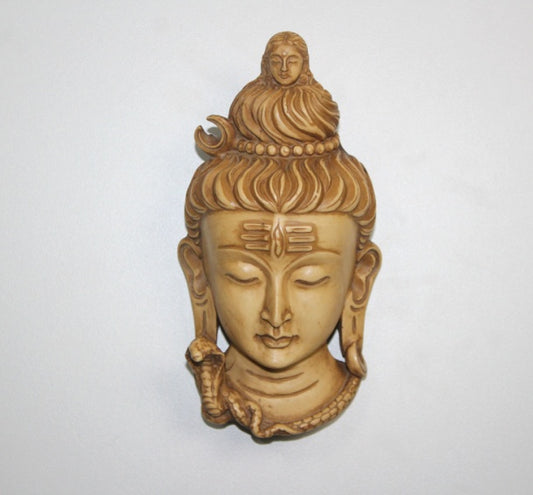RESIN SHIVA MASK PLAIN (RZZ)
