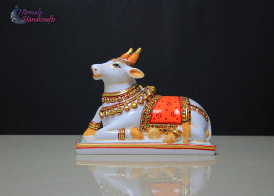 RESIN NANDI STATUE (SAUJ)