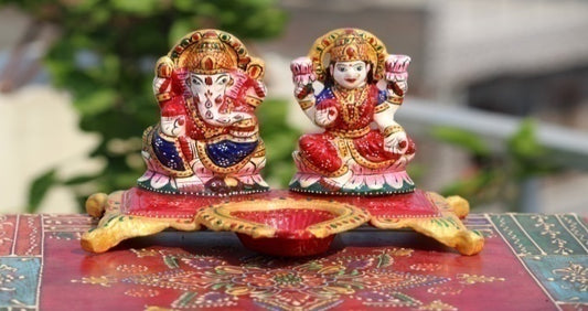 METAL PAINTED LAXMI GANESH (XU)