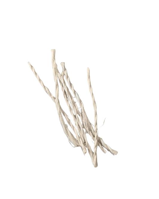 White Crown Fiber Wicks